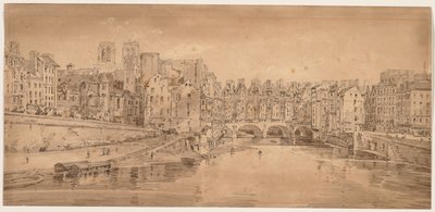 Eine Auswahl von zwanzig der malerischsten Ansichten in Paris, 1802 von Thomas Girtin