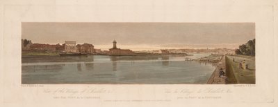 Eine Auswahl von zwanzig der malerischsten Ansichten in Paris: Blick auf das Dorf Chaillot, 1803 von Thomas Girtin