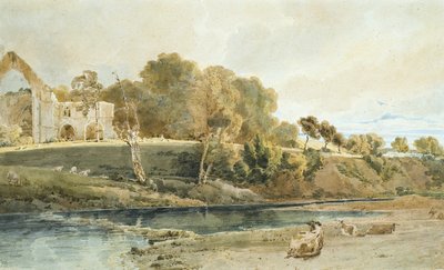 Bolton Abbey, Yorkshire von Thomas Girtin