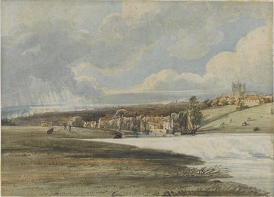 Exeter von Trews Weir von Thomas Girtin