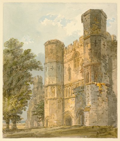 Das Torhaus der Battle Abbey, Sussex von Thomas Girtin