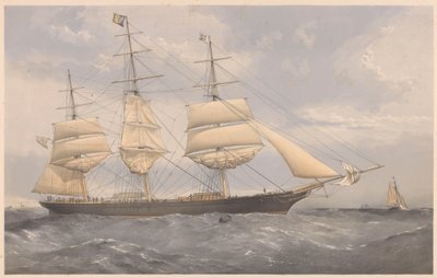 Das Klipperschiff Norman Court, ca. 1868-74 von Thomas Goldsworth Dutton