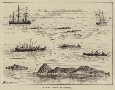 Eine Schiffsregatta in Trinidad von Thomas Harrington Wilson