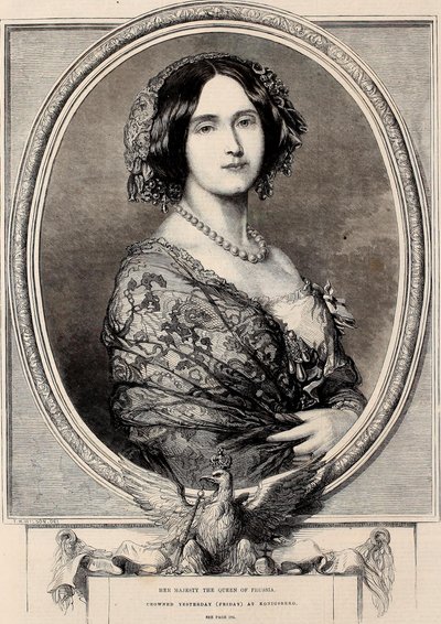 Ihre Majestät die Königin von Preußen, gestern (Freitag) in Königsberg gekrönt von Thomas Harrington Wilson