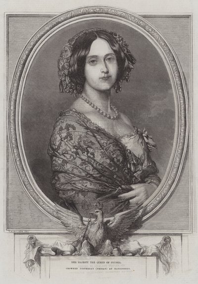 Ihre Majestät die Königin von Preußen, gestern (Freitag) in Königsberg gekrönt von Thomas Harrington Wilson