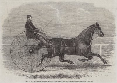 Jackey, der Gewinner der letzten Aintree-Trotting-Stakes in Liverpool von Thomas Harrington Wilson