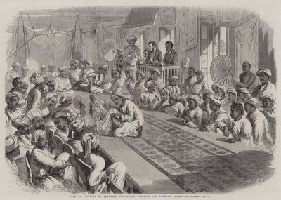 Verkauf von wertvollen Regierungsgeschenken und Lucknow-Juwelen in Kalkutta von Thomas Harrington Wilson