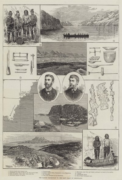 Die dänische Expedition zur Ostküste Grönlands von Thomas Harrington Wilson