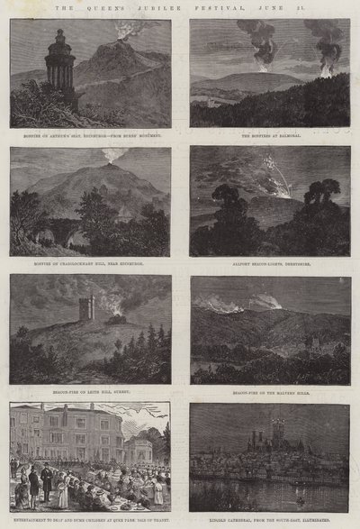 Das Jubiläumsfest der Königin, 21. Juni von Thomas Harrington Wilson