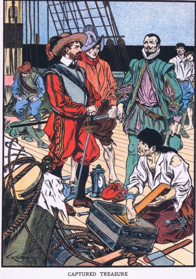 Erbeuteter Schatz von Thomas Heath Robinson