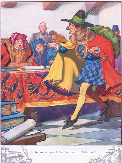 Er trat an den Ratstisch heran von Thomas Heath Robinson
