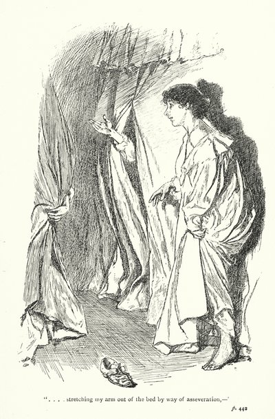 Illustration für Eine empfindsame Reise von Laurence Sterne von Thomas Heath Robinson