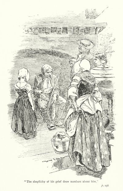 Illustration für Eine sentimentale Reise von Laurence Sterne von Thomas Heath Robinson