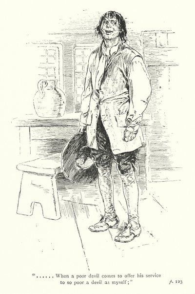 Illustration für Eine empfindsame Reise von Laurence Sterne von Thomas Heath Robinson
