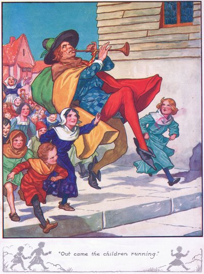 Da kamen die Kinder herausgerannt von Thomas Heath Robinson