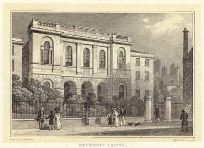 Methodist Chapel (Gravur) von Thomas Hosmer (after) Shepherd