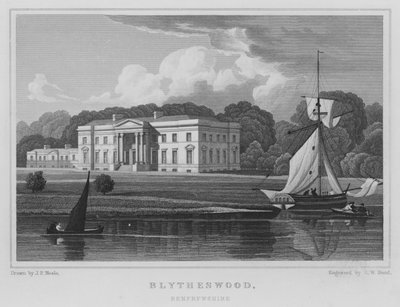 Blytheswood, Renfrewshire (Stich) von Thomas Hosmer Shepherd