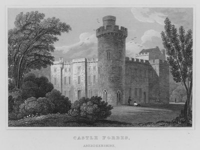 Schloss Forbes, Aberdeenshire von Thomas Hosmer Shepherd