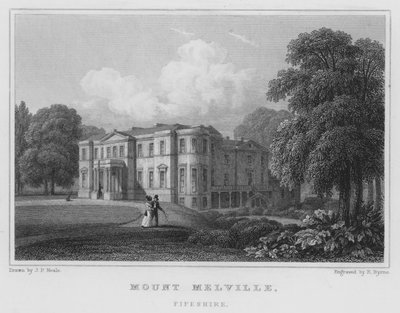 Mount Melville, Fifeshire (Gravur) von Thomas Hosmer Shepherd