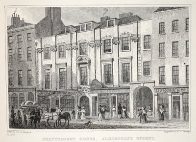 Shaftesbury House, Aldersgate Street, aus 