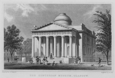 Das Hunterian Museum, Glasgow (Gravur) von Thomas Hosmer Shepherd