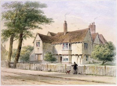 Das Rektoratshaus, Newington Butts, 1852 von Thomas Hosmer Shepherd
