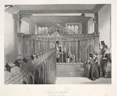 Tower of London, Der Kronjuwelensaal, aus 