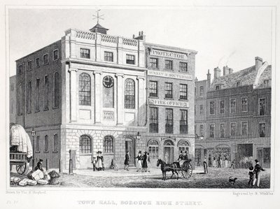 Rathaus, Borough High Street, aus 