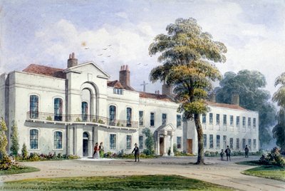 Ansicht von Brompton Lodge, Kensington, London von Thomas Hosmer Shepherd