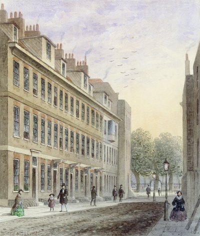 Blick auf die Fludyer Street in Richtung St. James