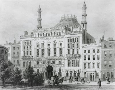 Ansicht des Royal Panopticon of Science and Art, 1825 von Thomas Hosmer Shepherd