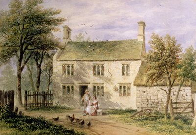 Woolsthorpe, Grantham, Geburtsort von Isaac Newton von Thomas Hosmer Shepherd