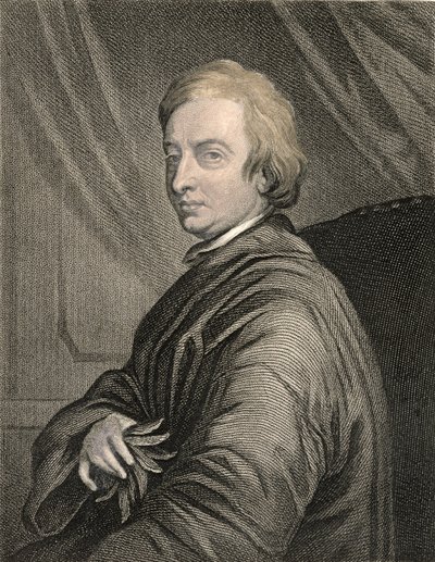 Porträt von John Dryden (1631-1700), graviert von Charles Edward Wagstaff, veröffentlicht von William Mackenzie von Thomas Hudson