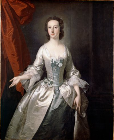 Porträt einer Dame von Thomas Hudson