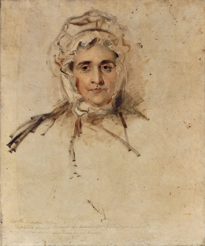 Porträt von Lucy Lawrence, der Mutter des Künstlers, eine Skizze von Thomas Lawrence