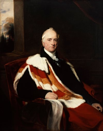 Porträt von Sir Nicholas Vansittart, 1. Baron Bexley, 1825 von Thomas Lawrence