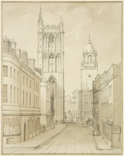Corn Street von Thomas Leeson the Elder Rowbotham