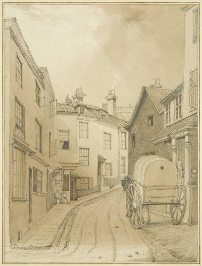 Unteres Ende der Griffin Lane von Thomas Leeson the Elder Rowbotham