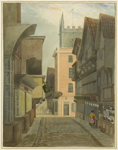 Mary-le-Port Street von Thomas Leeson the Elder Rowbotham
