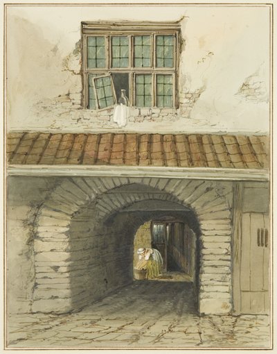 Passagebogen ab Marsh Street hinter dem Haus von Thomas Leeson the Elder Rowbotham