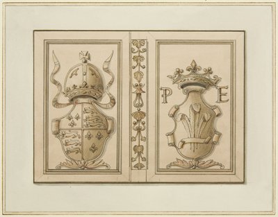 Königliche Wappen aus der Baldwin Street 46 von Thomas Leeson the Elder Rowbotham