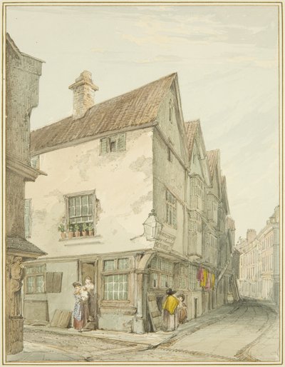 Die Ecke von Castle Green von Thomas Leeson the Elder Rowbotham