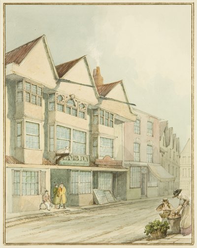 The Lamb Inn, West Street von Thomas Leeson the Elder Rowbotham