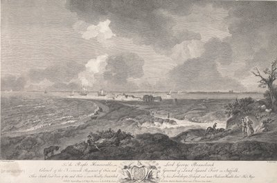 Südostansicht von Land-Guard Fort, in Suffolk von Thomas Major
