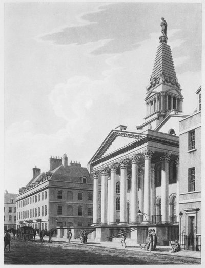 St. Georges Bloomsbury, 1799 von Thomas Malton Jnr.