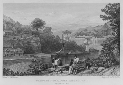Warfleet Bay, nahe Dartmouth, Devonshire (Stich) von Thomas Mann (after) Baynes