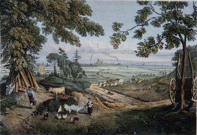 Blick von den Hängen des Highgate Archway von Thomas Mann Baynes