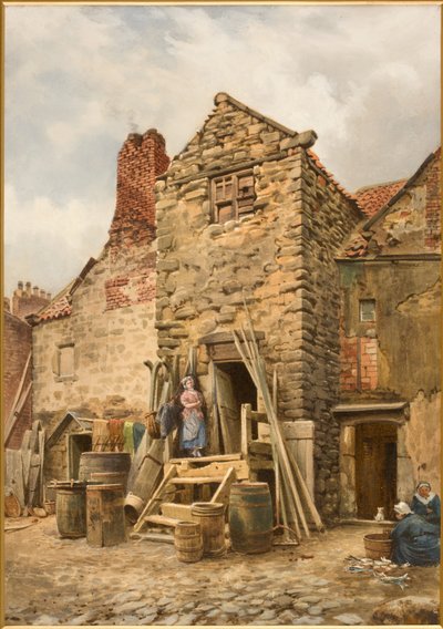 Old Sparrow Hall, Cullercoats von Thomas Miles Richardson