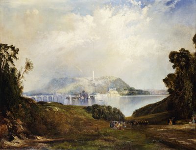 Ansicht der Fairmont-Wasserwerke, Philadelphia von Thomas Moran