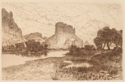 Green River, Wyoming Territory von Thomas Moran